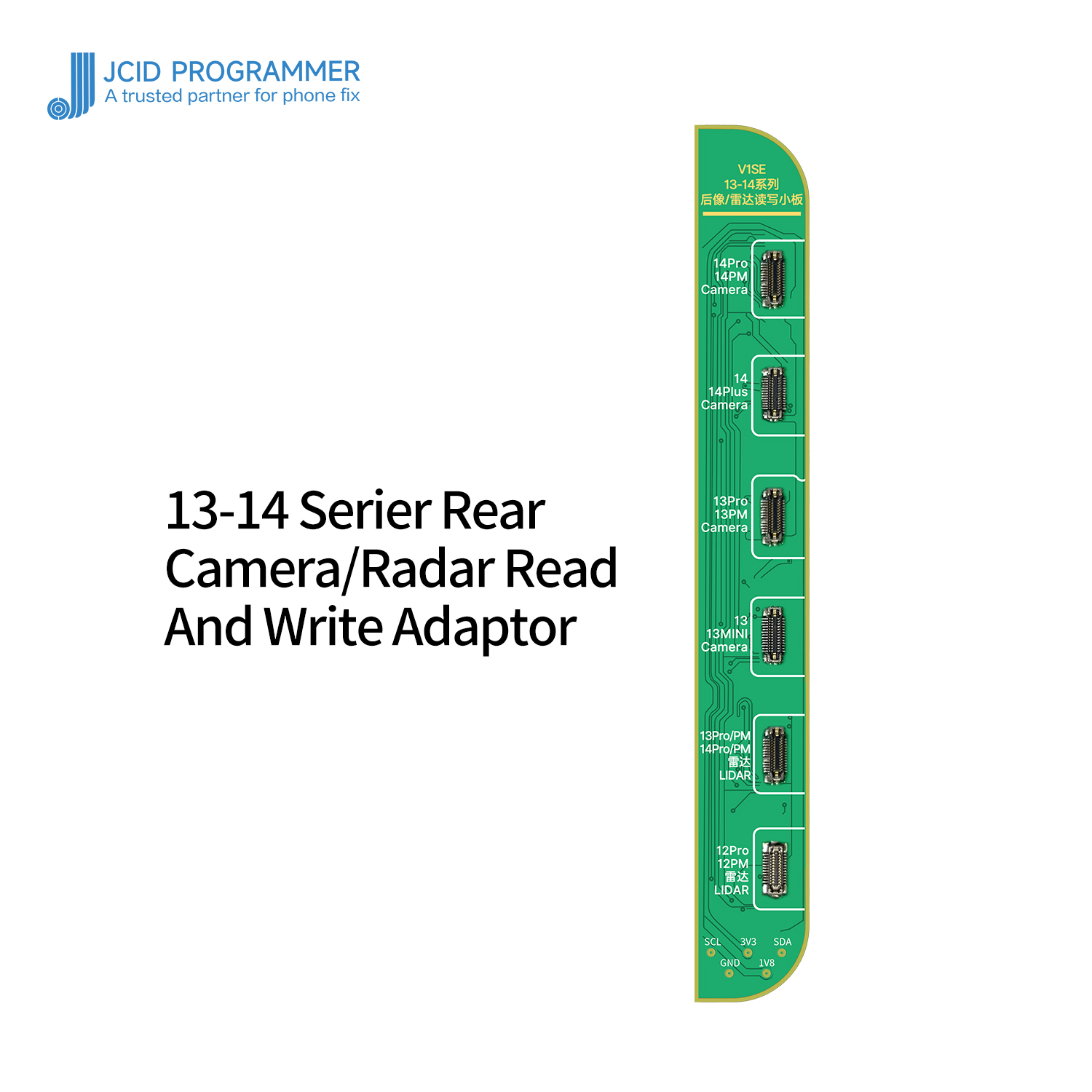 BOARD JCID V1SE 13-14 SERIES REAR CAMERA/RADAR R&W ADAPTOR ORIGINAL